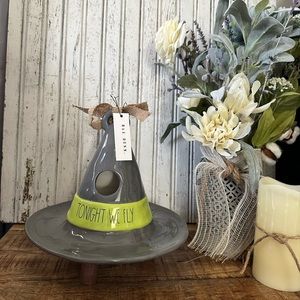 Rae Dunn “Tonight We Fly” Witches Hat Birdhouse